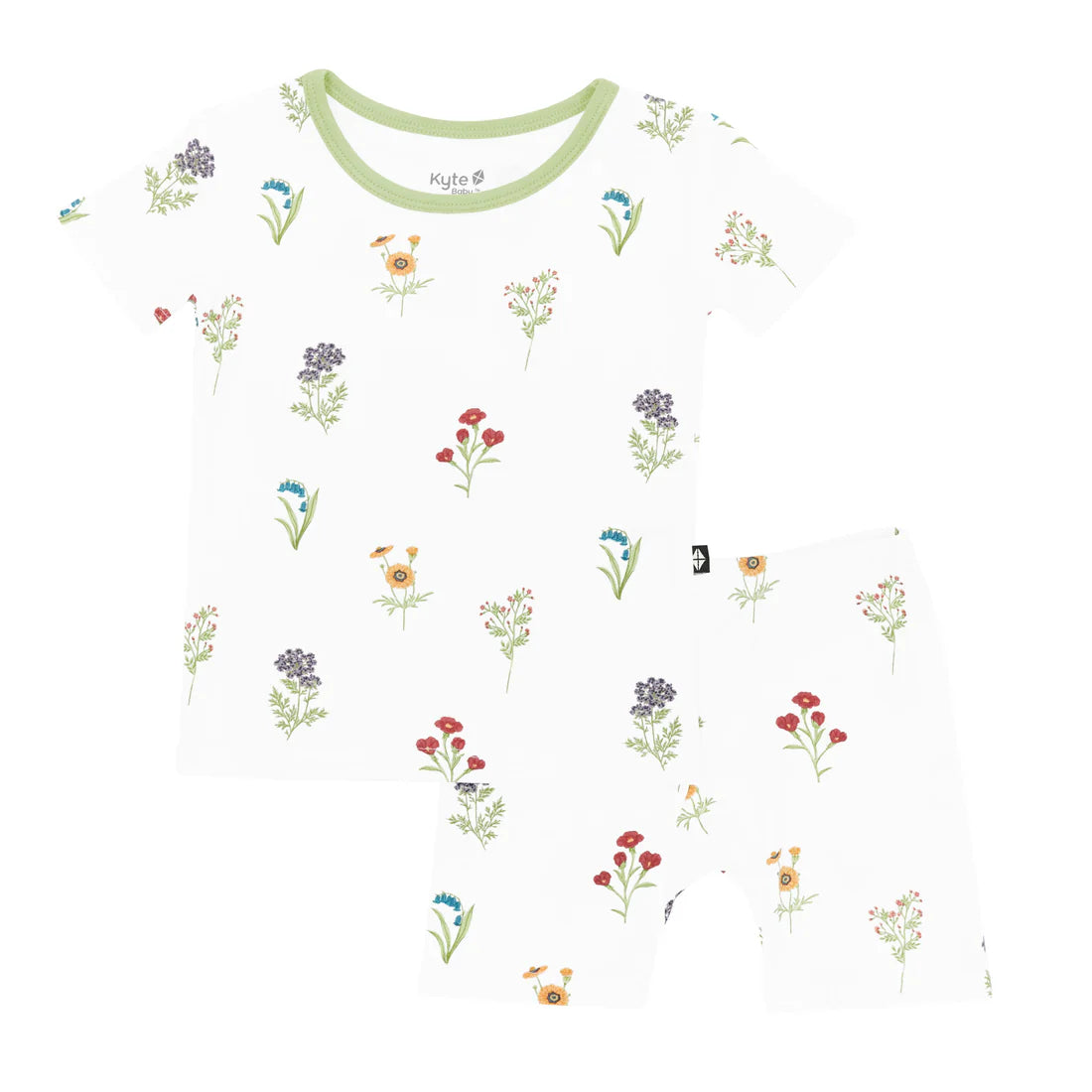 Kyte Baby - Short Sleeve Pajamas in Wildflower