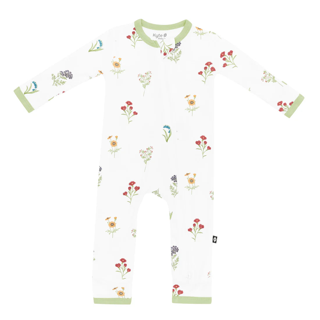Kyte Baby - Zippered Romper in Wildflower