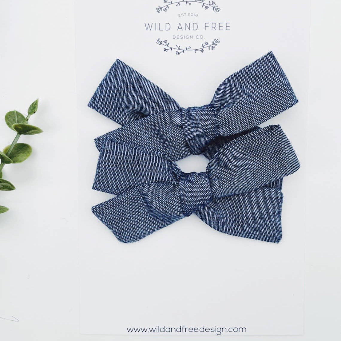 Neutral Pigtail Bow Sets