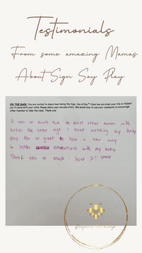 Sign, Say + Play