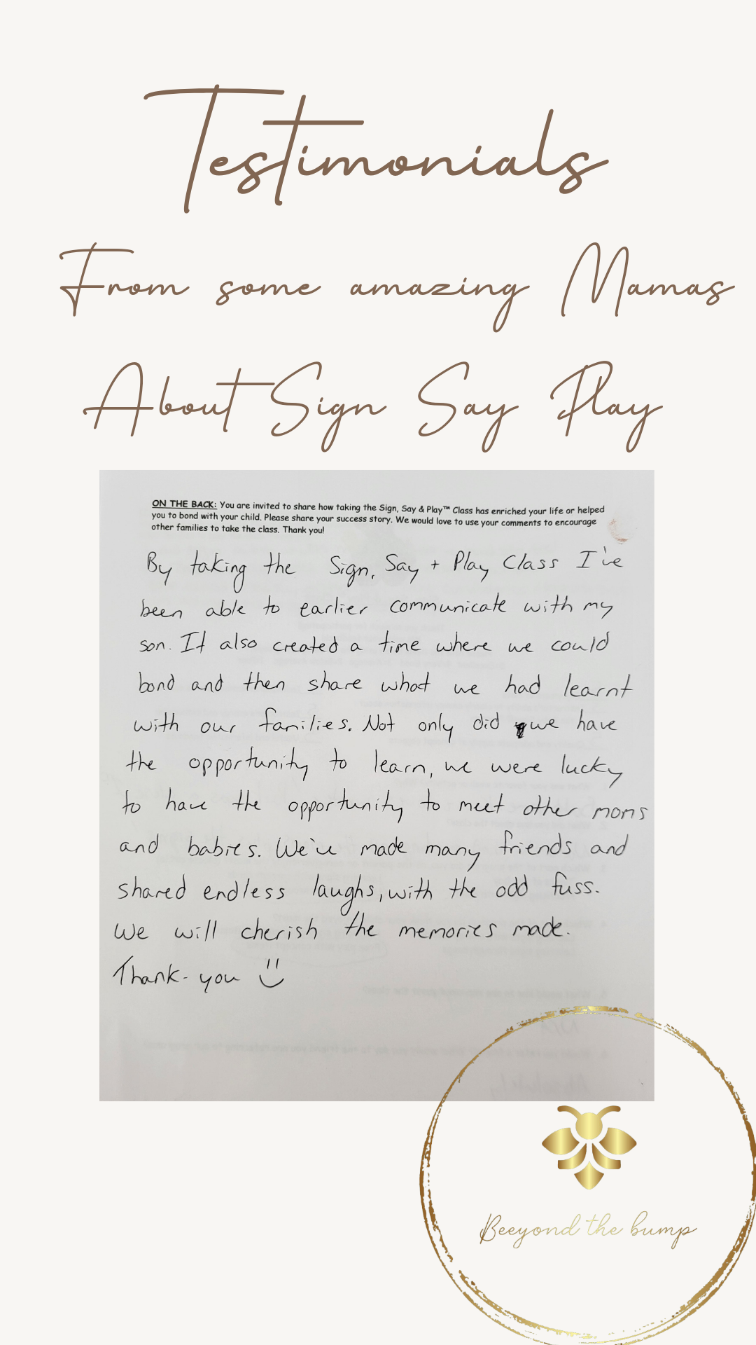 Sign, Say + Play