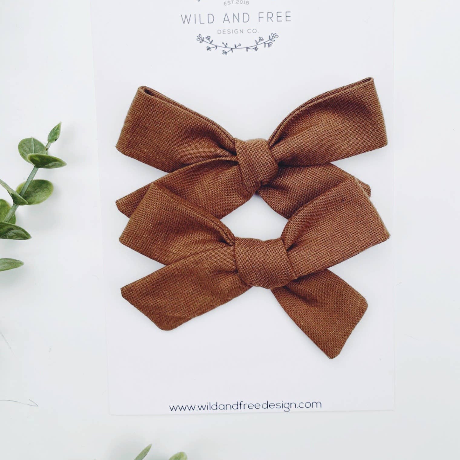 Neutral Pigtail Bow Sets