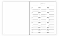 The Joyful Life Co - Black & White Mountains Baby Book