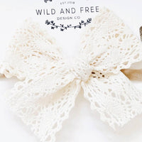 Crochet Pinwheel bow