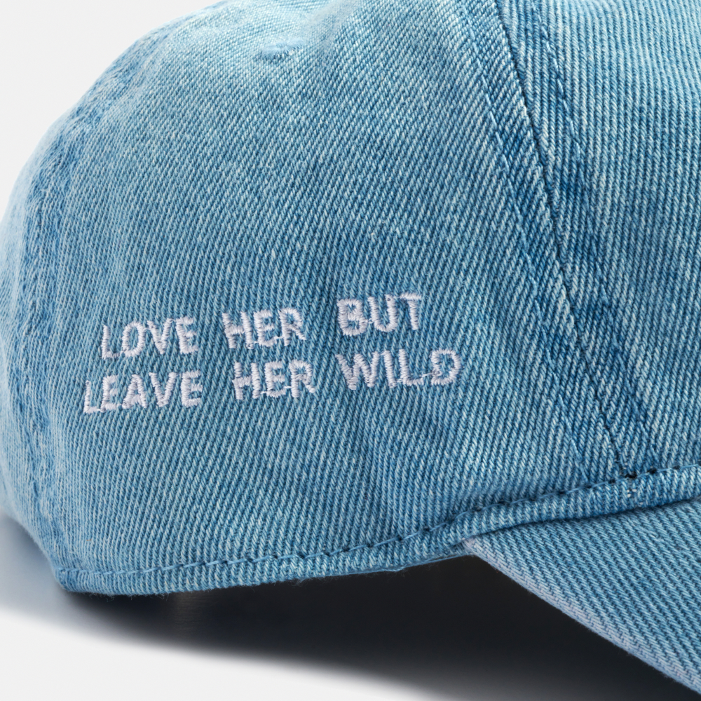 Denim Heart Hat