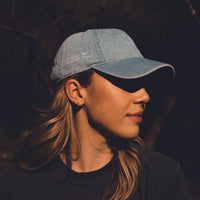 Denim Heart Hat