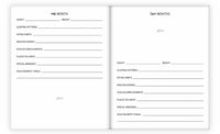 The Joyful Life Co - Black & White Mountains Baby Book