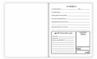 The Joyful Life Co - Black & White Mountains Baby Book