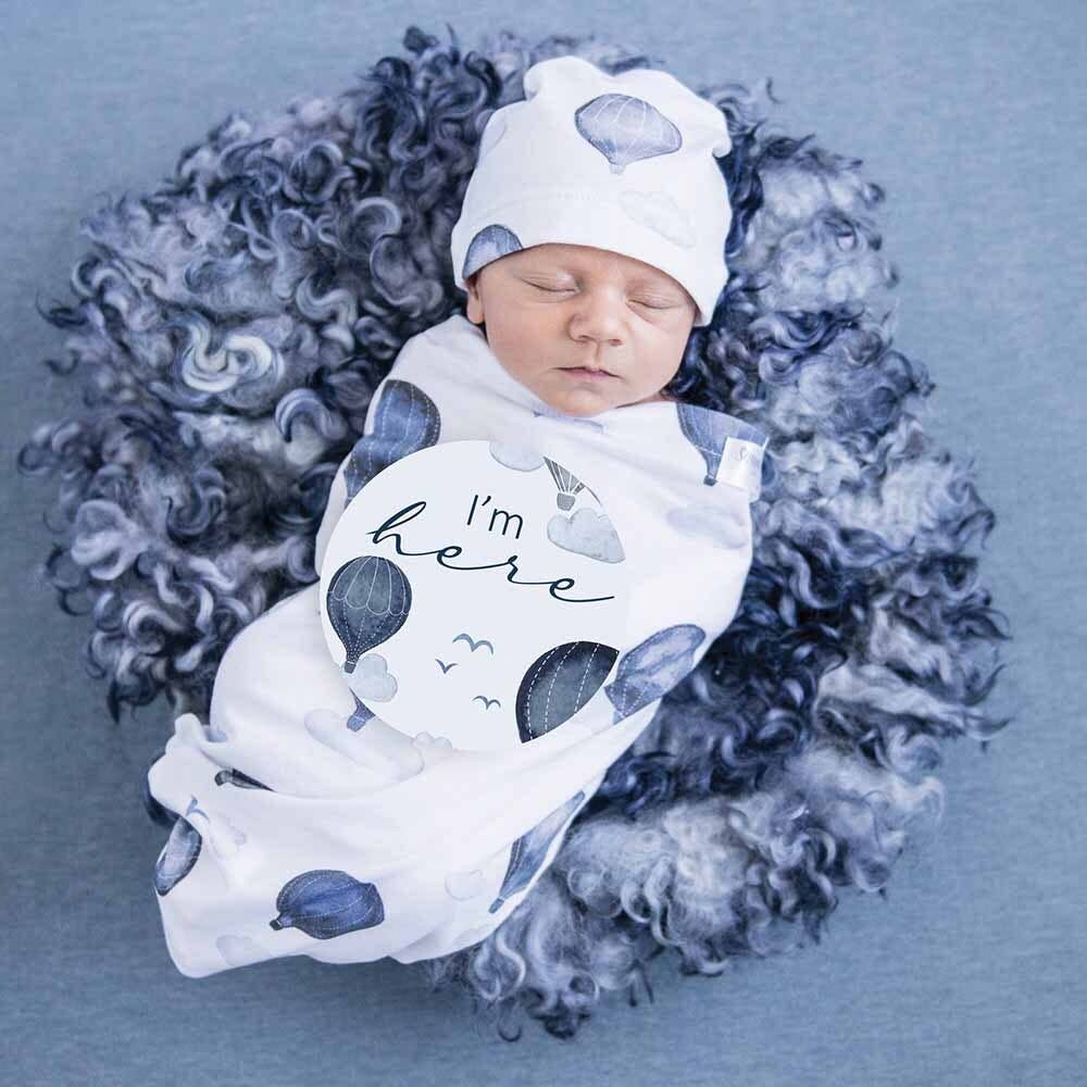 Snuggle Hunny - Cloud Chaser & Indigo Reversible Milestone Cards