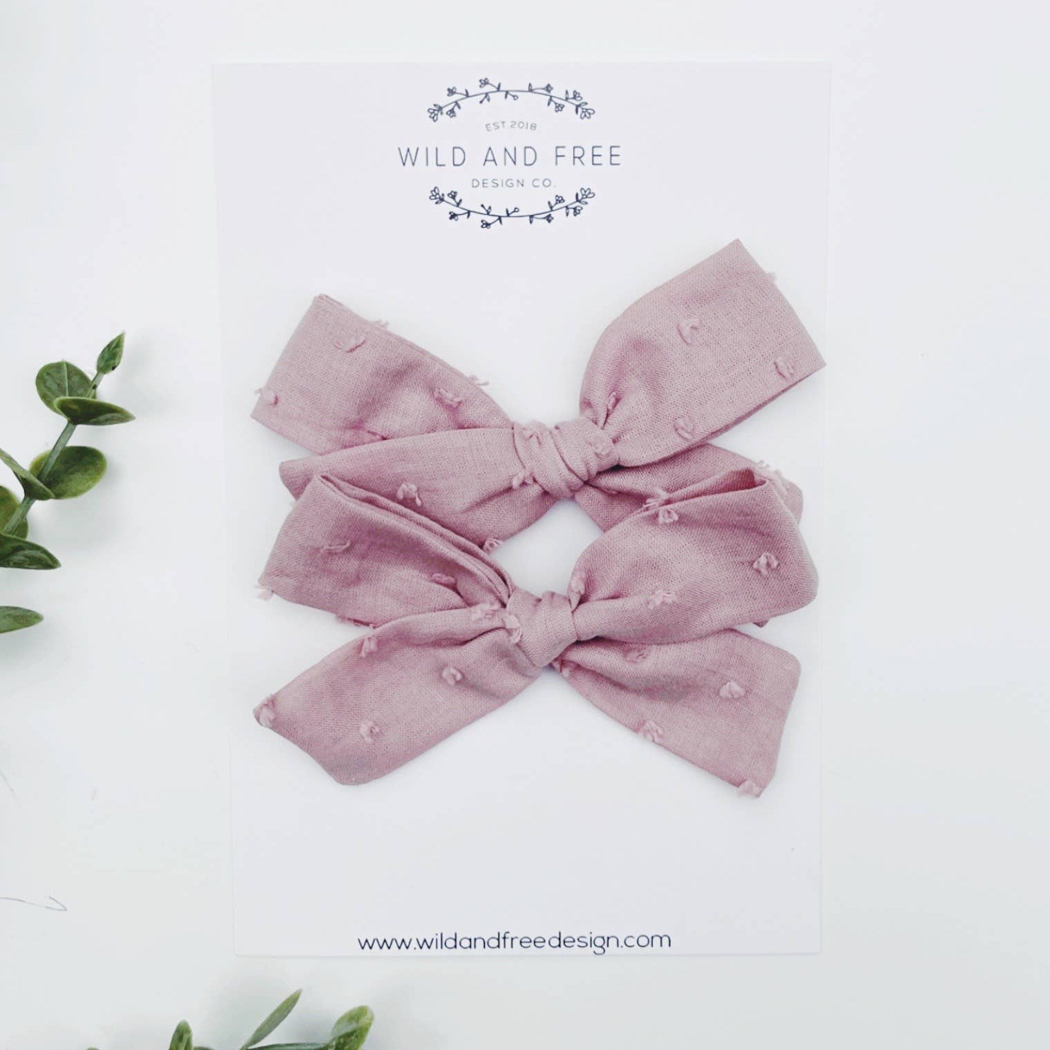 Neutral Pigtail Bow Sets