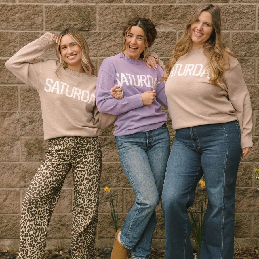 SMASH & TESS ; Saturday Sweater