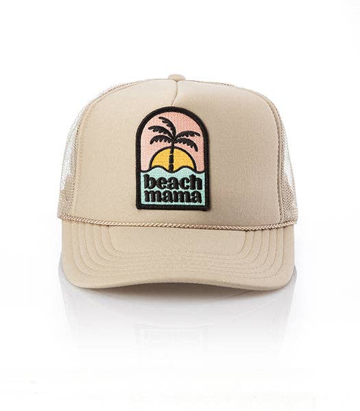 Local Beach Mama Patch Trucker Hat