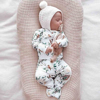 Snuggle Hunny - Ivory Merino Wool Bonnet & Booties