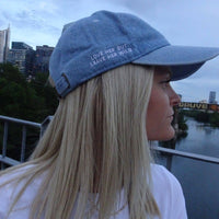 Denim Heart Hat