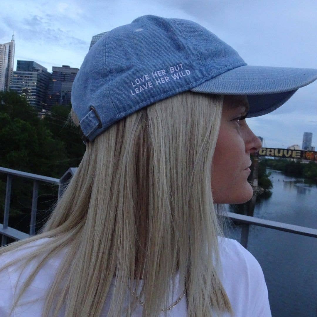 Denim Heart Hat