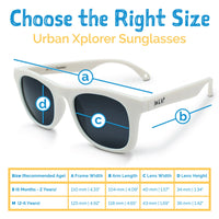 Jan & Jul Sunglasses- Frosty Blue Aurora