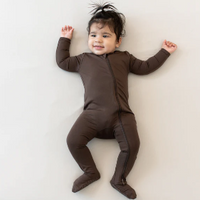 Kyte Baby - Zippered Footie - Espresso