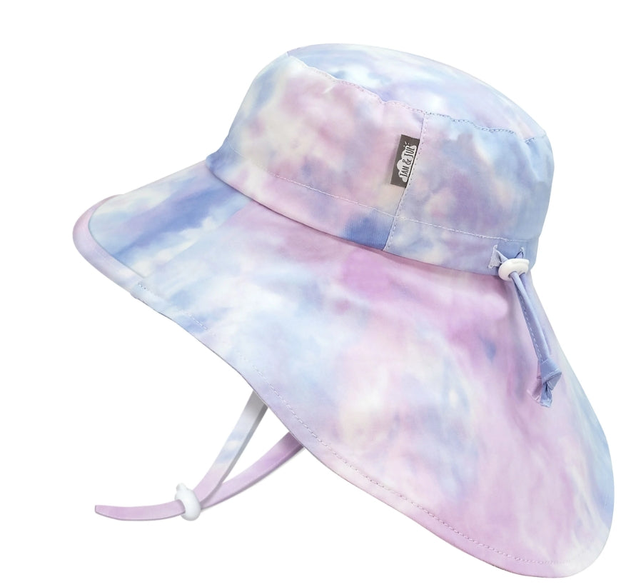Jan & Jul Aqua Cotton Adventure Hat- Cotton Candy Tie-Dye