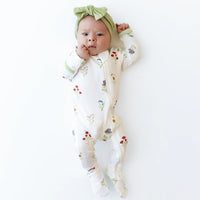Kyte Baby -  Zippered Footie in Wildflower