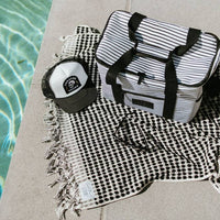 Local Beach Striped Cooler Bag
