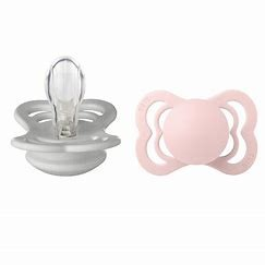 BIBS Pacifier - SIZE 1- Supreme- Soft Silicone (2 pack)