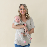 Kyte Baby - Zippered ROMPER -Almond