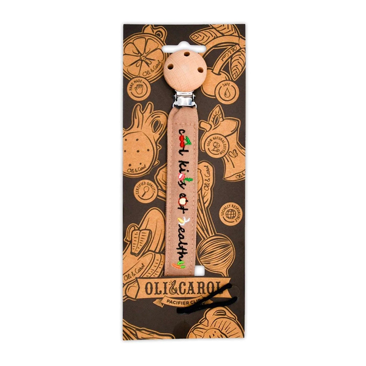 Oli & Carol - Pacifier Clip