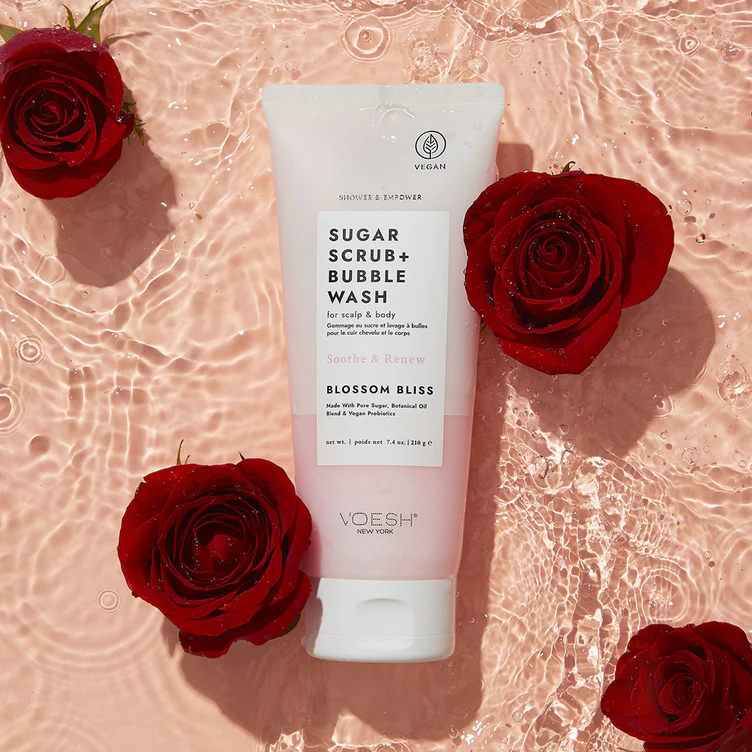 VOESH Sugar Scrub & Bubble wash