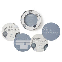 Snuggle Hunny - Cloud Chaser & Indigo Reversible Milestone Cards