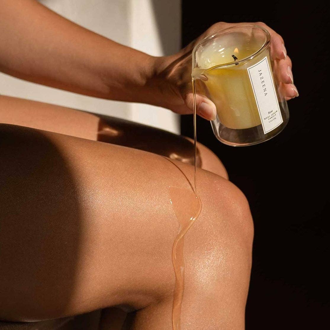 Jazeena Body Serum Candle