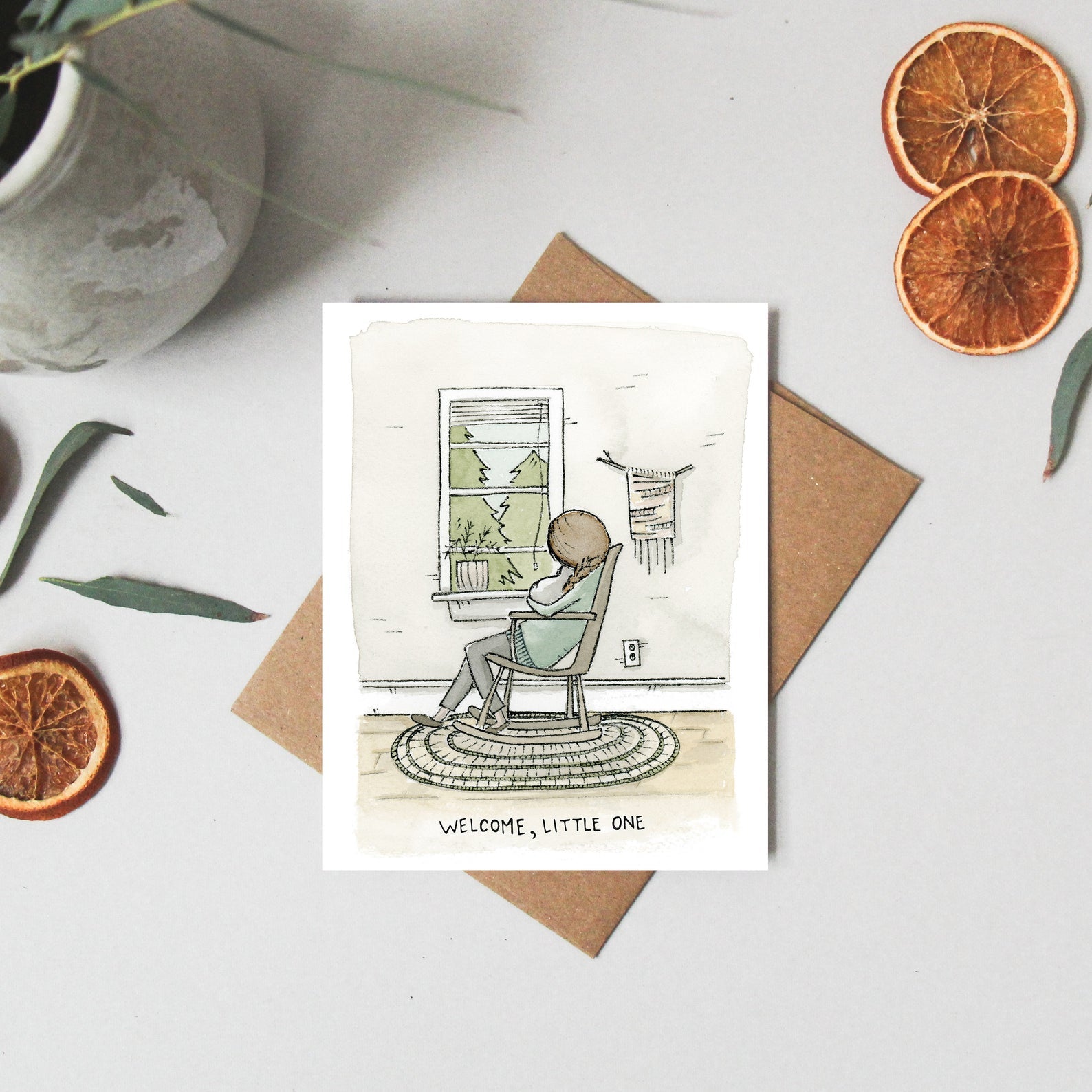 Paper Canoe Cards - Congratulations / New Baby