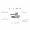 Loulou Lollipop Born to be Wild-Learning  Spoon & Fork - Elephant