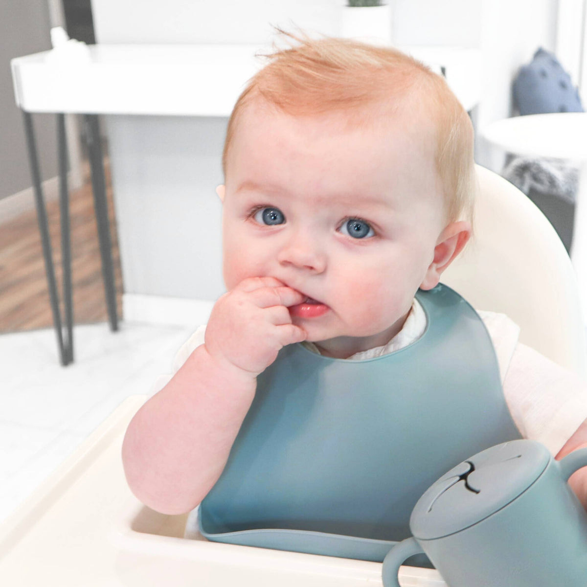 Silicone Bib - Sage