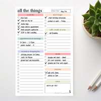 Daily and Weekly To-Do List: 50-Page Notepad