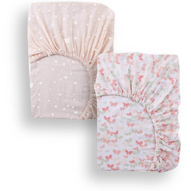 Piccolo Bambino- Flannel Crib Sheet Size  | ”27 * 52” * 9"