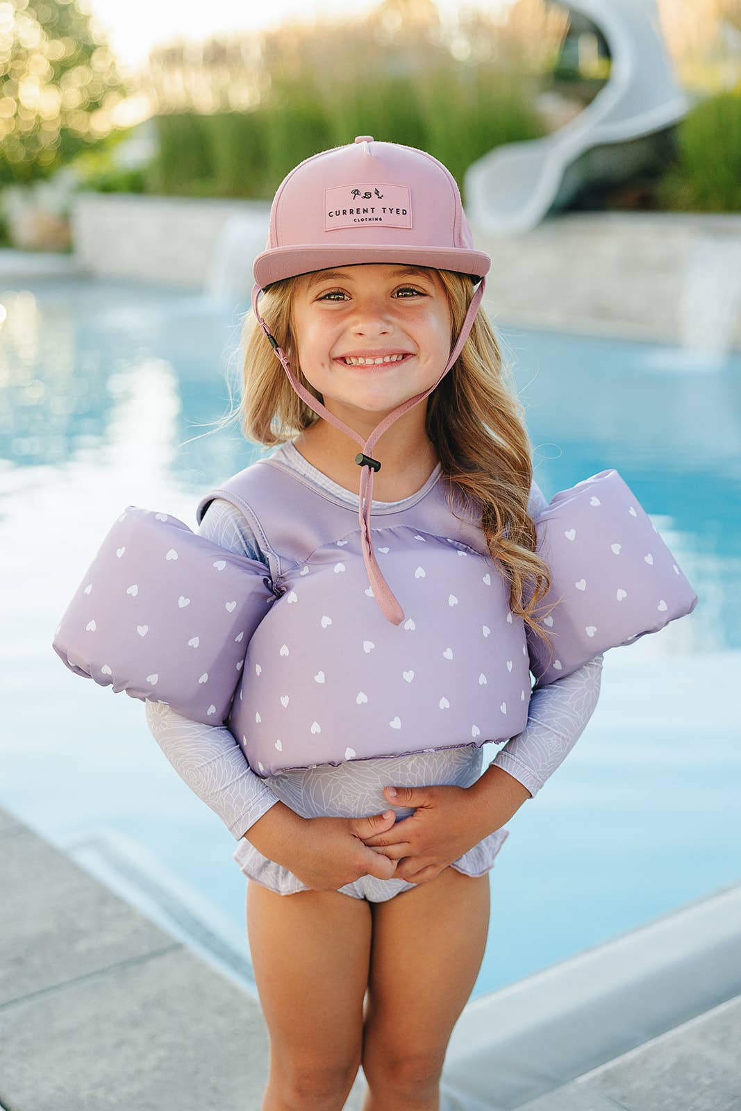 Floaties : Blue Checkers - Current Tyed