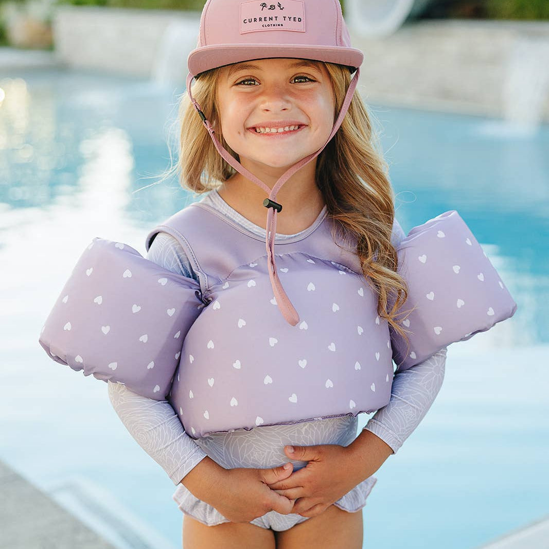 Floaties : Purple Hearts - Current Tyed