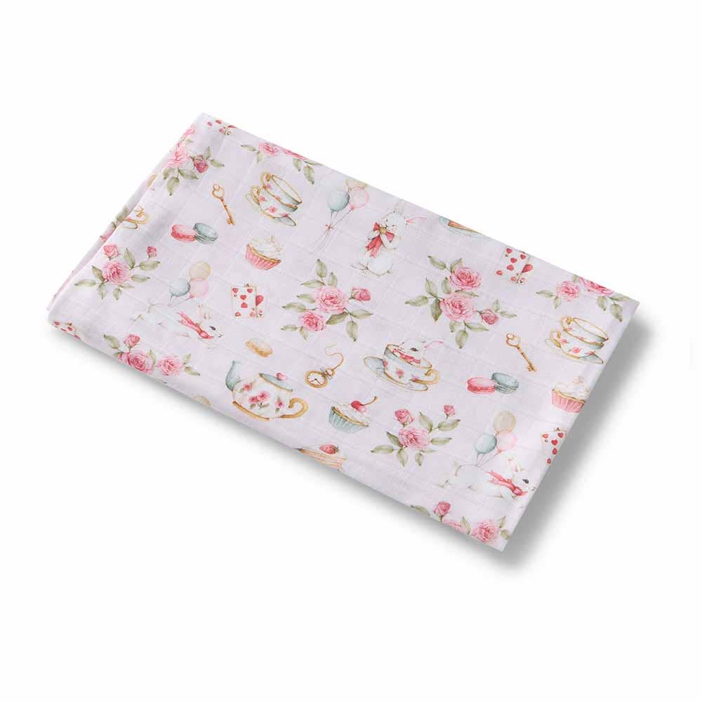 Snuggle Hunny - Alice’s Tea Party Organic Muslin Wrap