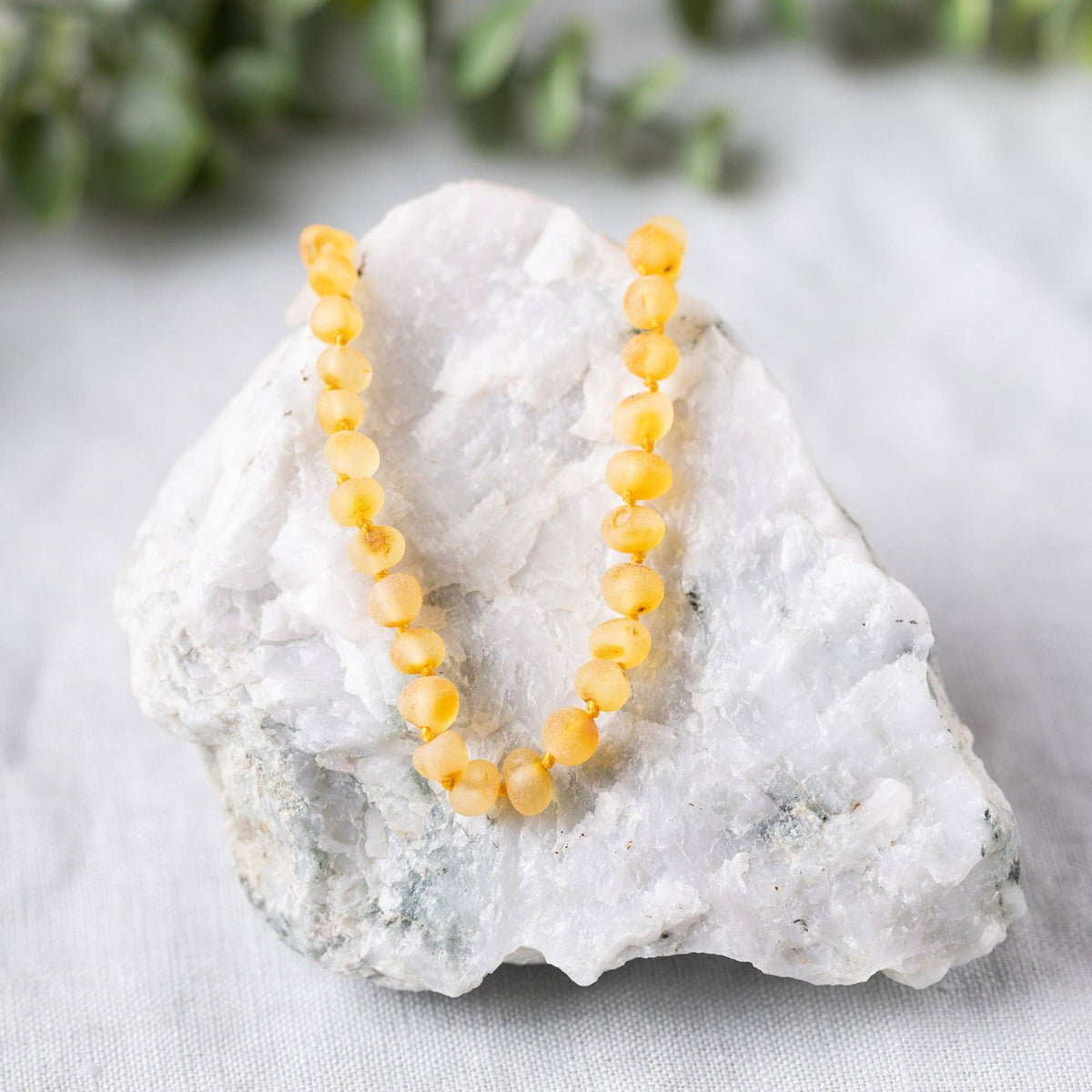 Raw Honey Baltic Amber Necklace