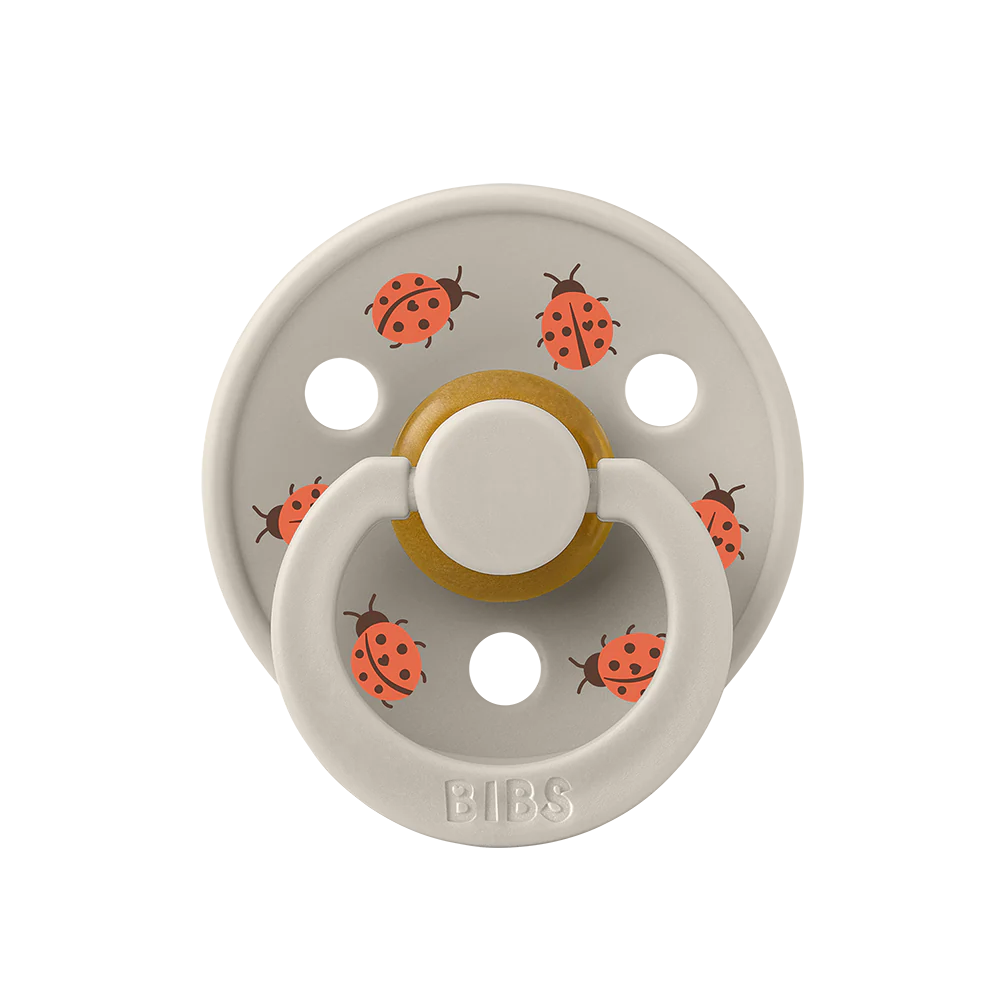BIBS Pacifier -SIZE 2- NEW  Ladybug Studio Colour Collection