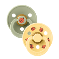 BIBS Pacifier -SIZE 2- NEW  Ladybug Studio Colour Collection