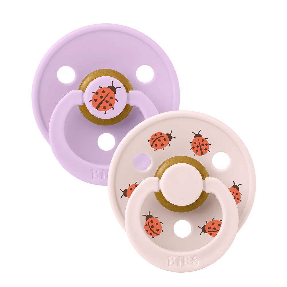 BIBS Pacifier -SIZE 2- NEW  Ladybug Studio Colour Collection