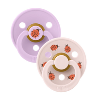 BIBS Pacifier -SIZE 2- NEW  Ladybug Studio Colour Collection