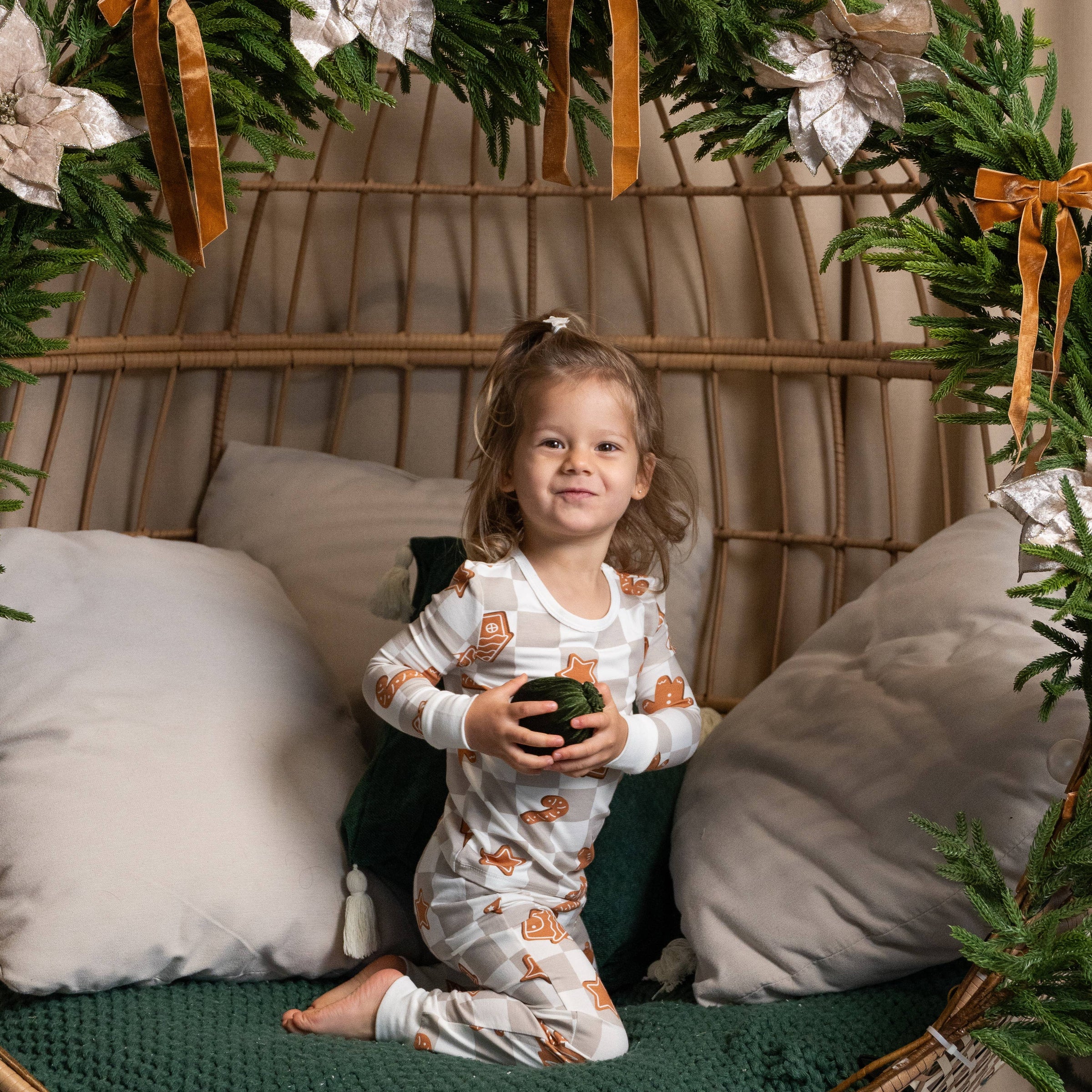 Silkberry - Gingerbread Party - 2 piece Pj Set