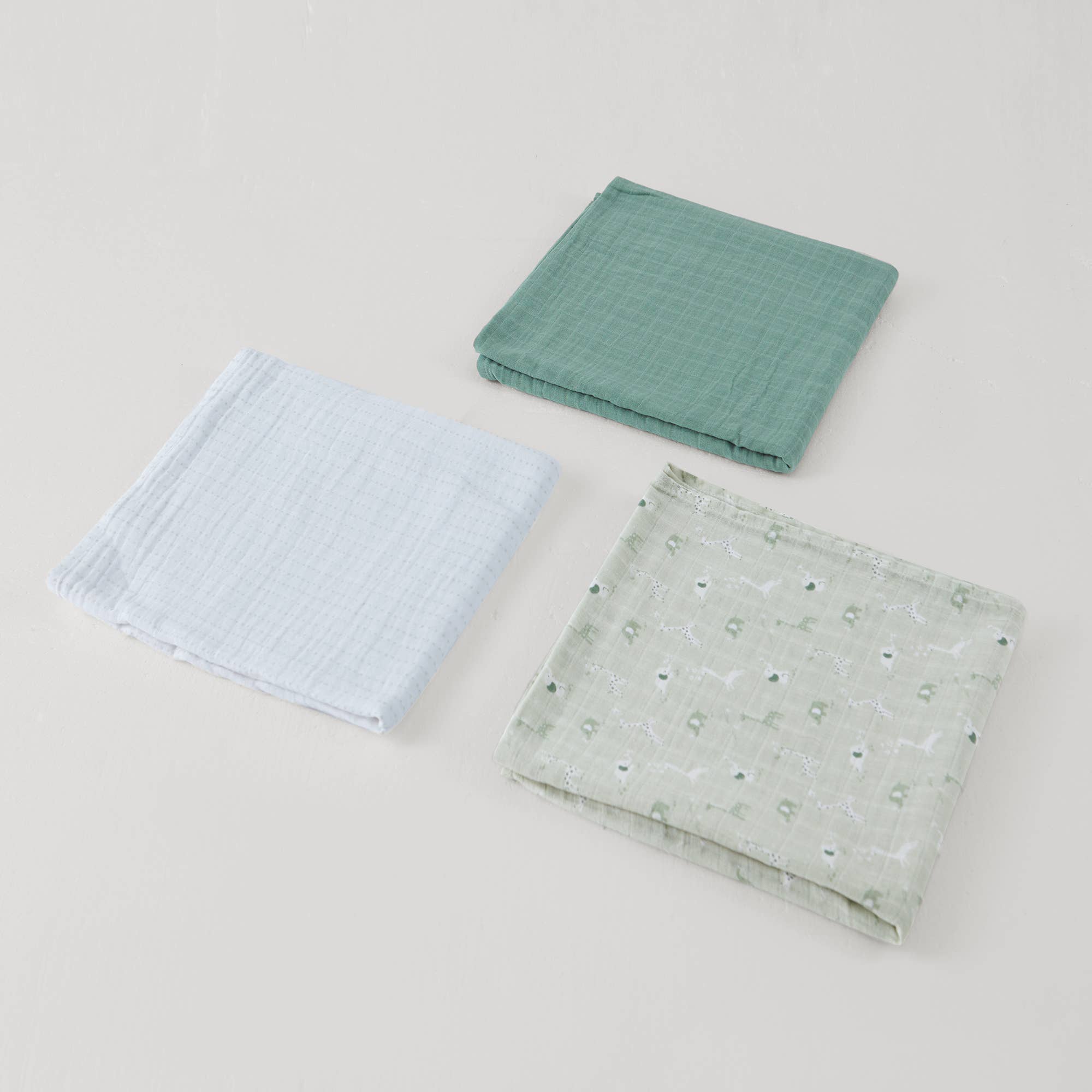 Piccolo Bambino- Muslin Swaddles 36" X 40"