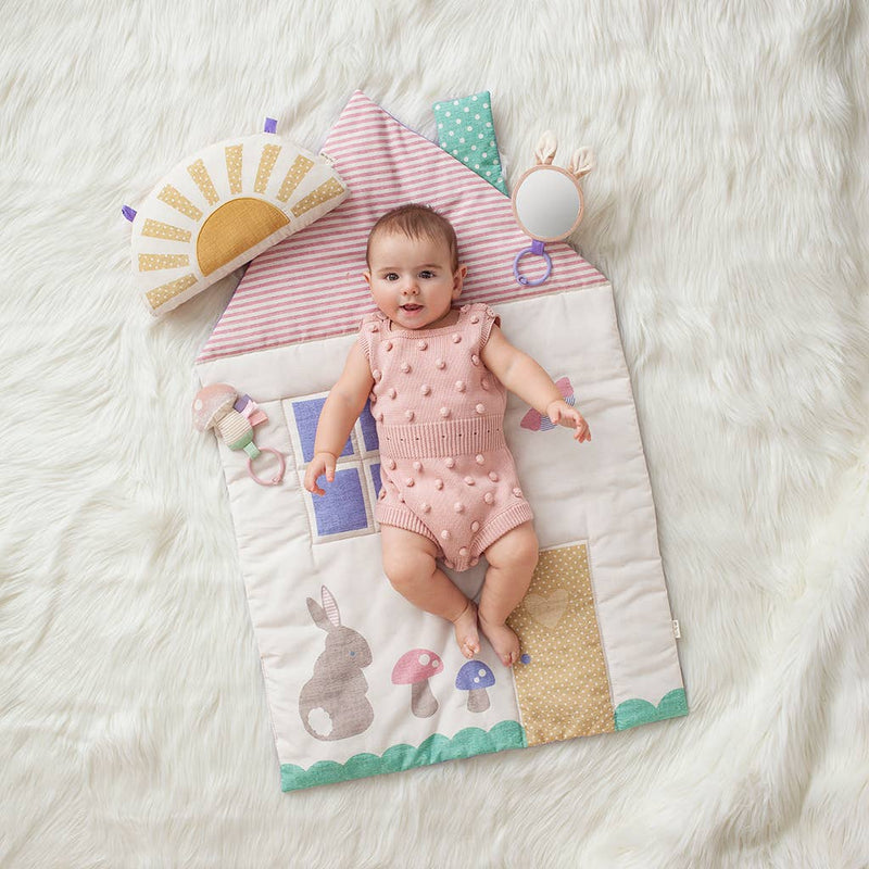 Bitzy Bespoke Ritzy Tummy Time™ Cottage Play Mat