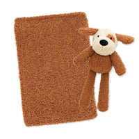 Chenille Stuffie With Blanket