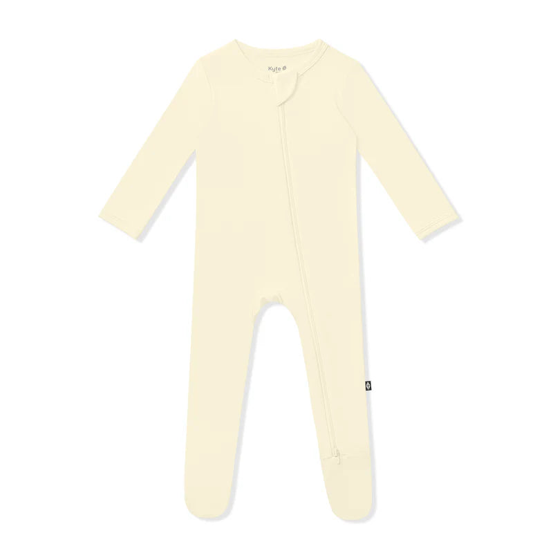 Kyte Baby - Zippered Footie in CHAMOMILE