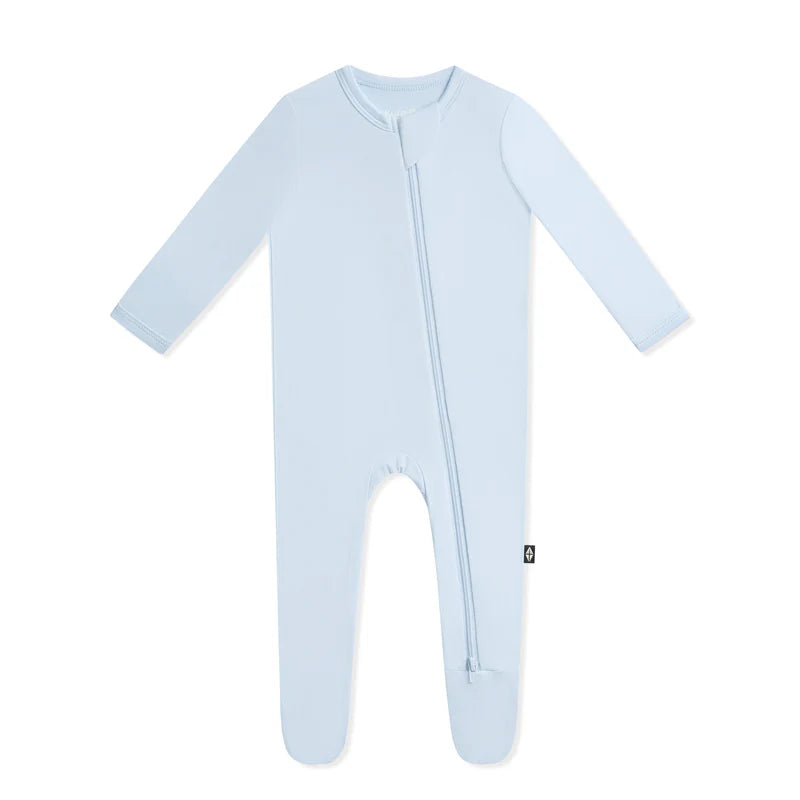 Kyte Baby - Zippered Footie in BREEZE