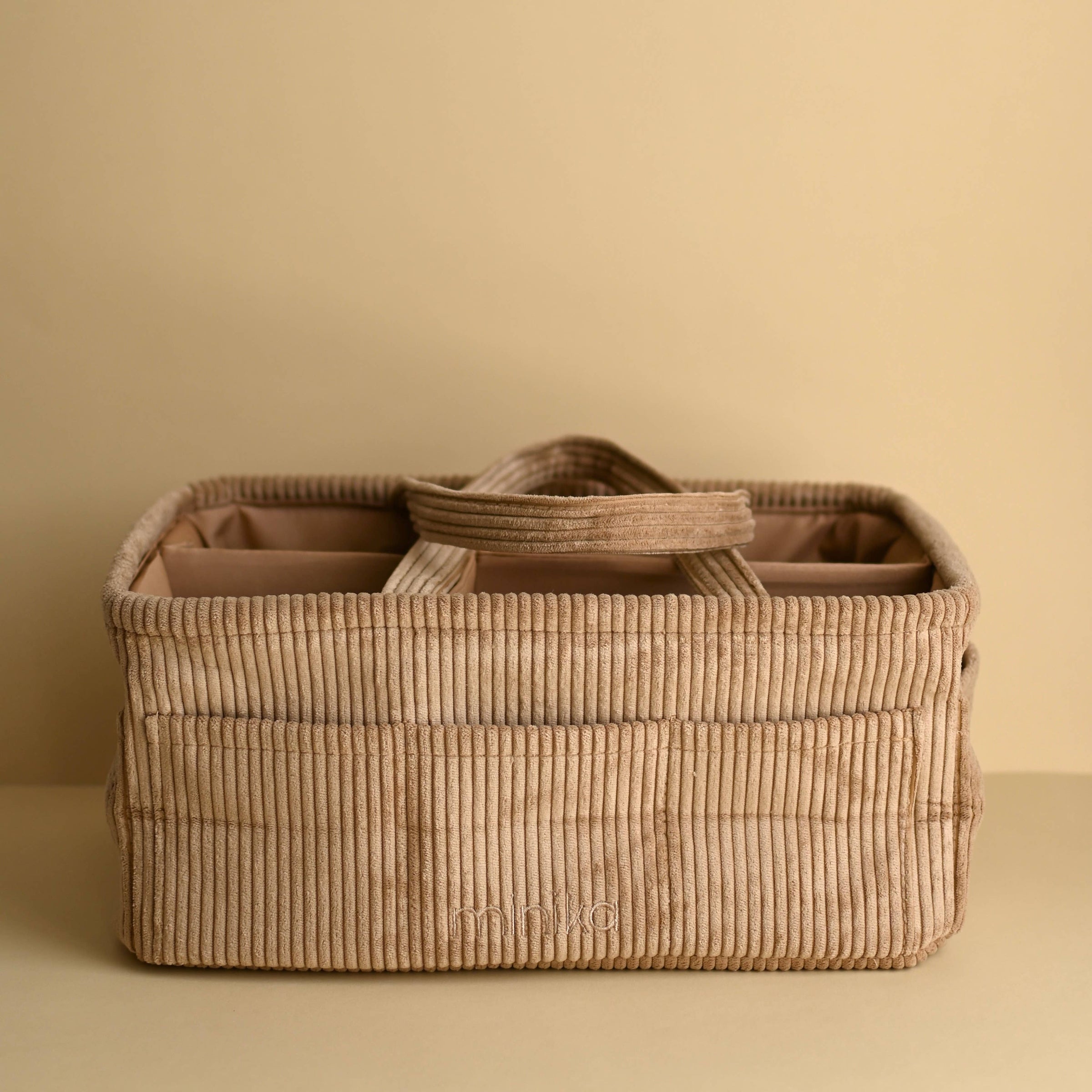 Diaper caddy - Almond